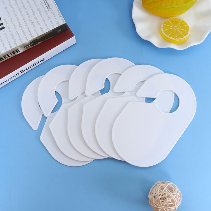 Baby Clothing Hanger Dividers - 12 個 DIY ベビー服サイズディバイダープラスチック衣類マーキングリングサイズディバイダー衣類サイズタグ長方形ハンガーラック