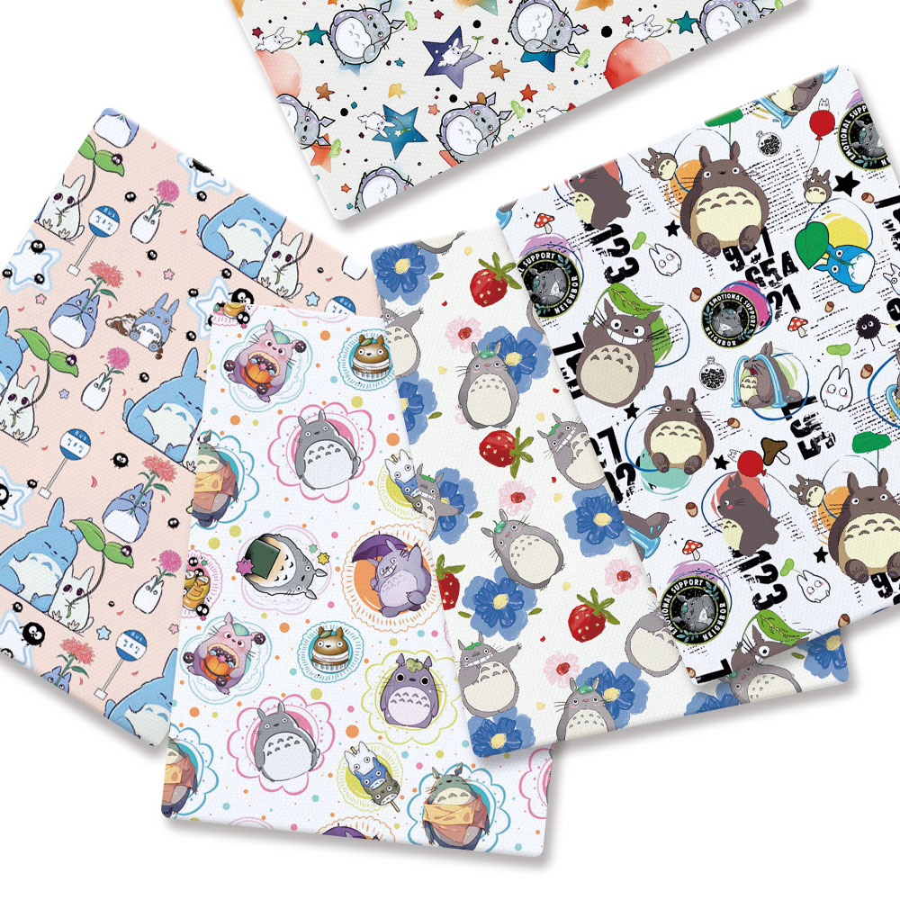 Baby Clothing Sewing - 140x50cm子供用漫画プリント生地,手作り縫製,パッチワーク,キルティング,ベビードレス,ホームシート,DIY
