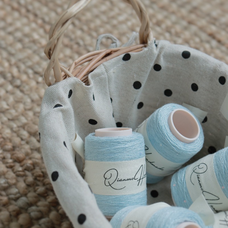 Baby Clothing Yarn - 0.6-1mm厚 25g アルパカ、ラクーン、小花、スパンコール、金糸、高品質バーニードル、ベビー服用ワイヤー