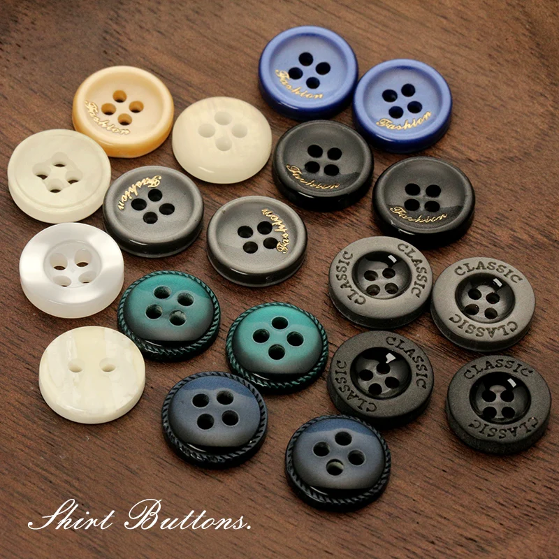 Baby Clothing Sewing - 10 個樹脂 11 ミリメートル装飾縫製ボタン衣料用プラスチックパールベビーポロ黒シャツクラフト裁縫アクセサリー高級 DIY
