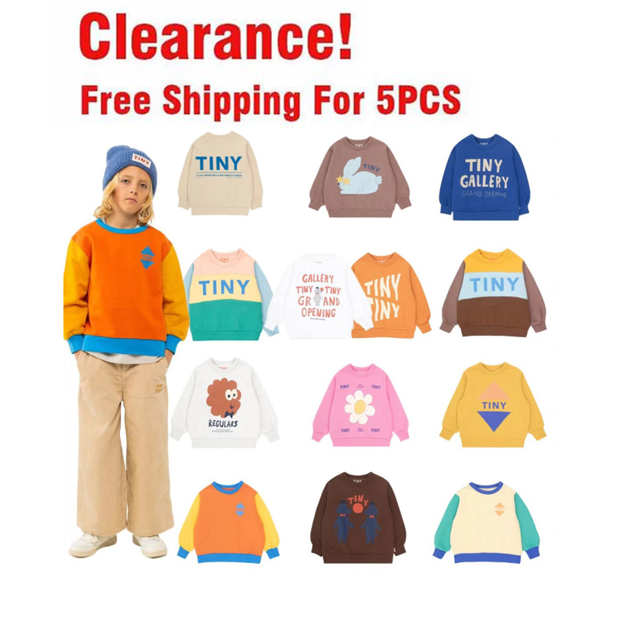 Baby Clothing Clearance - クリアランス 2024 新しい秋冬フリース子供スウェット男の子女の子かわいいプリントセーターベビー子供綿生き抜くトップス服