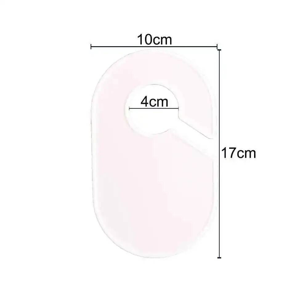 Baby Clothing Hanger Dividers - 赤ちゃん用の大きなプラスチック製ハンガー,衣類のサイズ,マーク,リングサイズ,衣類の大きなタグ,長方形のハンガーラック,12個