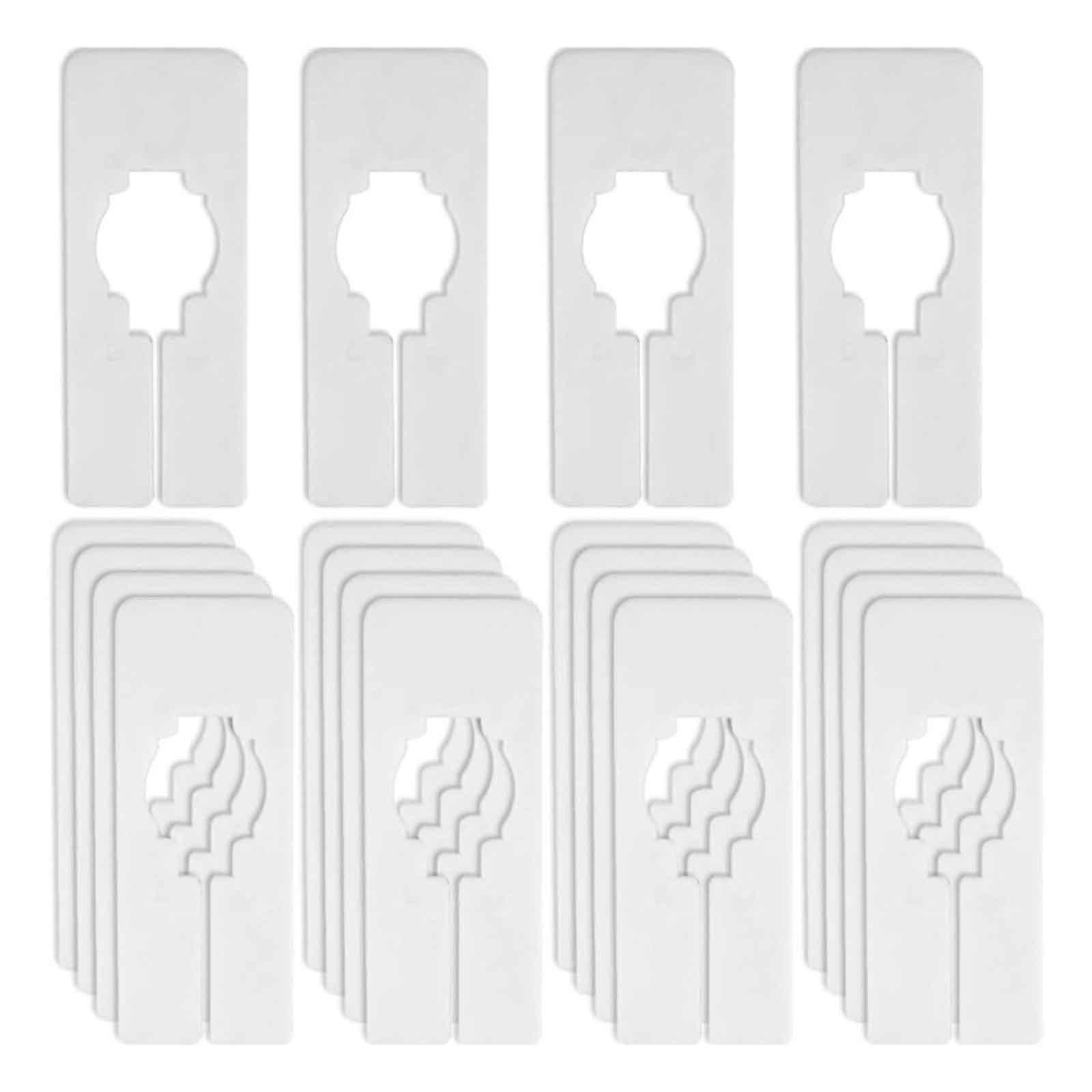 Baby Clothing Hanger Dividers - 28個入り 衣類サイズ別収納ラック ハンガー 引き出し ホームクローゼットディバイダー ショップ
