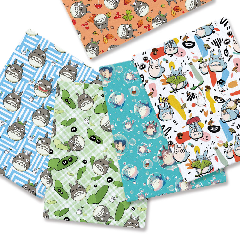 Baby Clothing Sewing - 140x50cm子供用漫画プリント生地,手作り縫製,パッチワーク,キルティング,ベビードレス,ホームシート,DIY