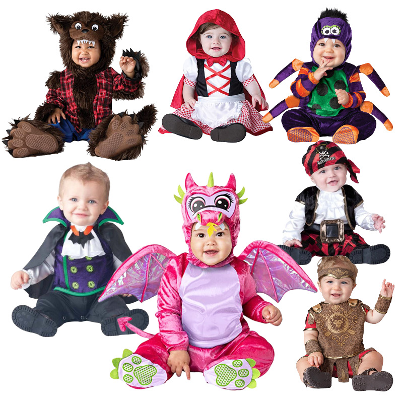 Baby Zoo Clothing - 赤ちゃん幼児用ハロウィンコスチューム 1-3歳 かわいい動物園の動物のロールプレイ服 コスプレ写真小道具 かわいいクリスマス動物衣装