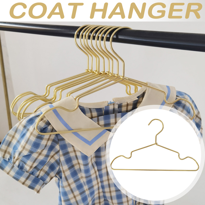 Baby Clothing Drying Rack - アルミ合金製ハンガー,10個セット,滑り止め,ワードローブ,収納可能,ベビーコートスカート,乾燥ラック