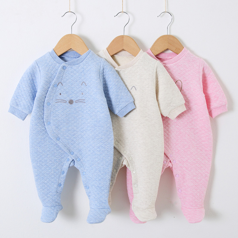 ベビーコットンロンパース服新生児長袖ユニセックスワンピースパ - Baby Clothing Next のレビューと価格