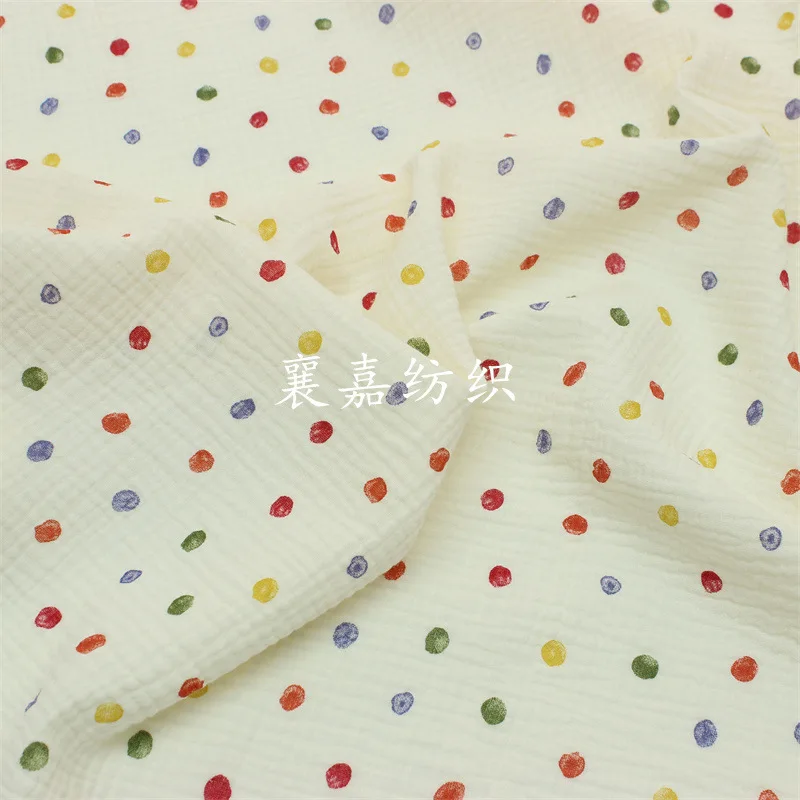 135x50cm 多用途ダブルガーゼ生地、クラシックな水玉模 - Baby Clothing Sewing のレビューと価格