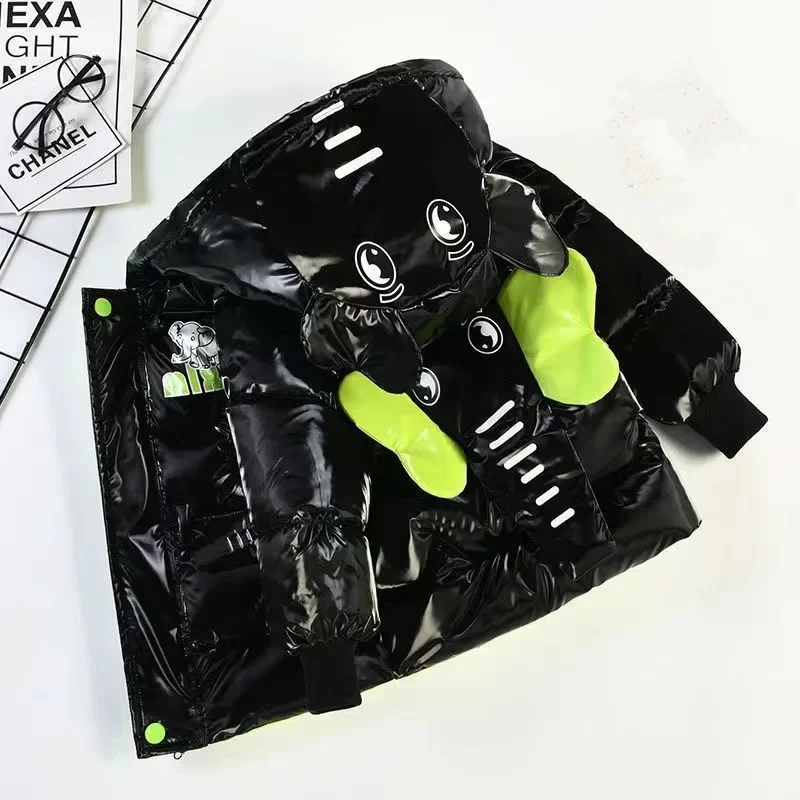 男の子用の漫画の絵が描かれた3Dベビーエレファント,厚くて暖 - Baby Clothing Wash のレビューと価格
