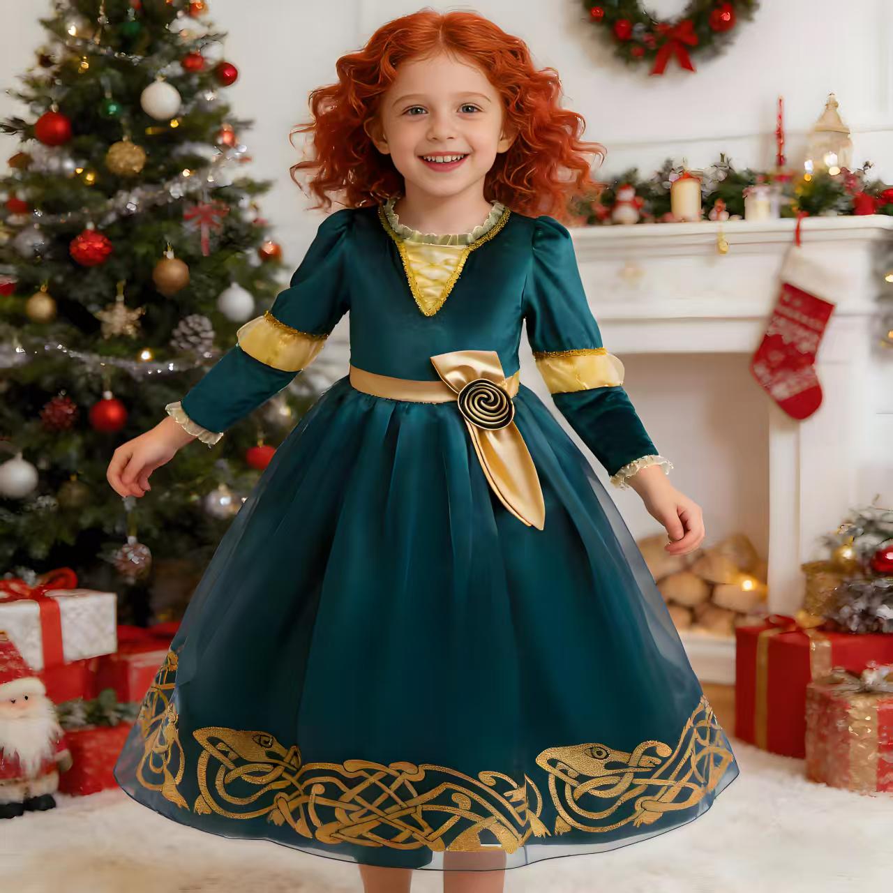 ディズニーガールコスプレ ブレイブ・ザ・ハート プリンセス・ - Baby Clothing Europe のレビューと価格