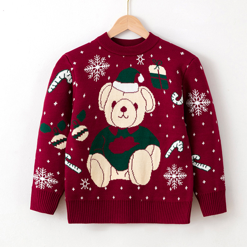 男の子と女の子のセーター,ニットセーター,漫画プリント,暖か - Baby Clothing Knitting Patterns のレビューと価格