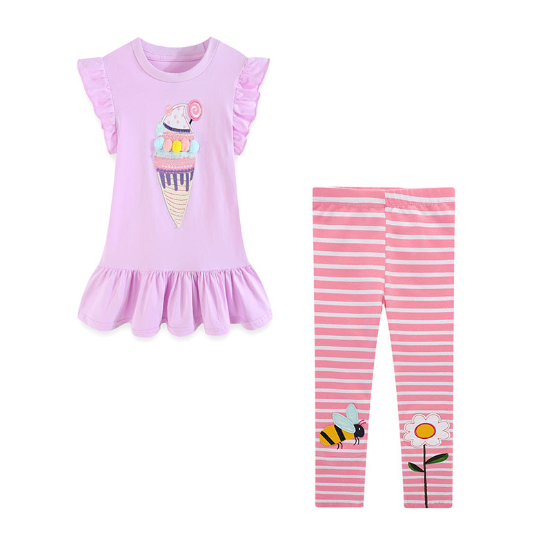    ジャンプメーター 2-7T ホット販売女の子服セットド - Toddler Legging Set のレビューと価格