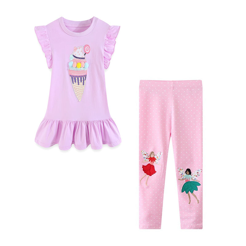    ジャンプメーター 2-7T ホット販売女の子服セットド - Toddler Legging Set のレビューと価格