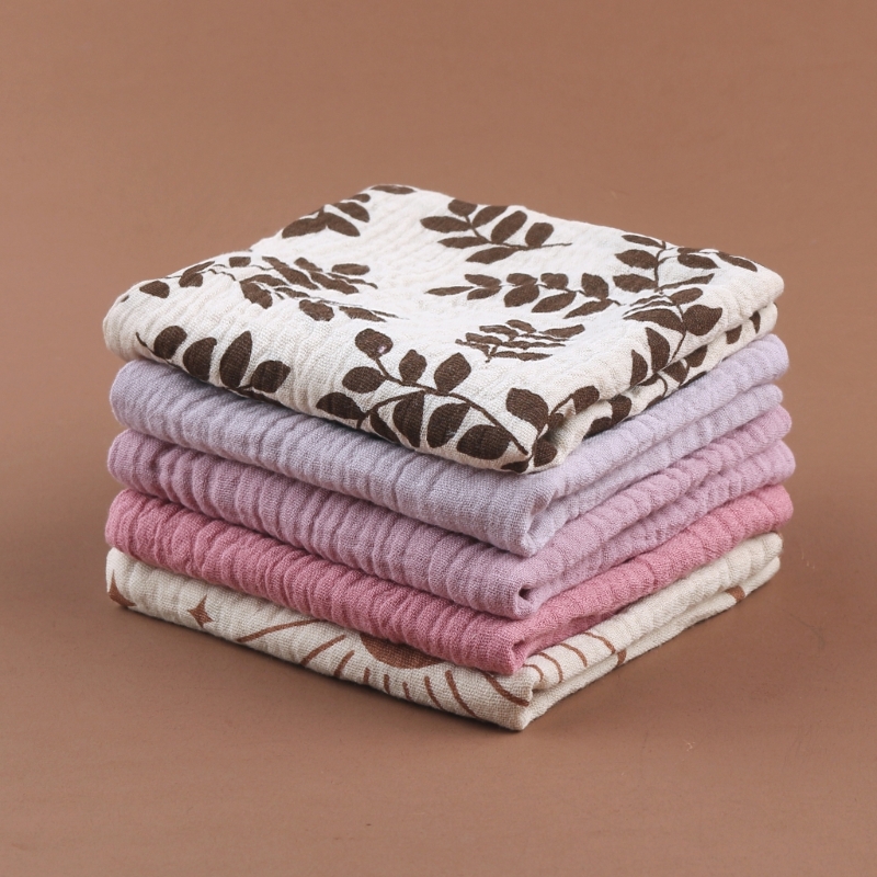 5 個ソフト吸収性ガーゼ綿ベビータオルワイプフェイスクロスタ - Baby Clothing Wash のレビューと価格