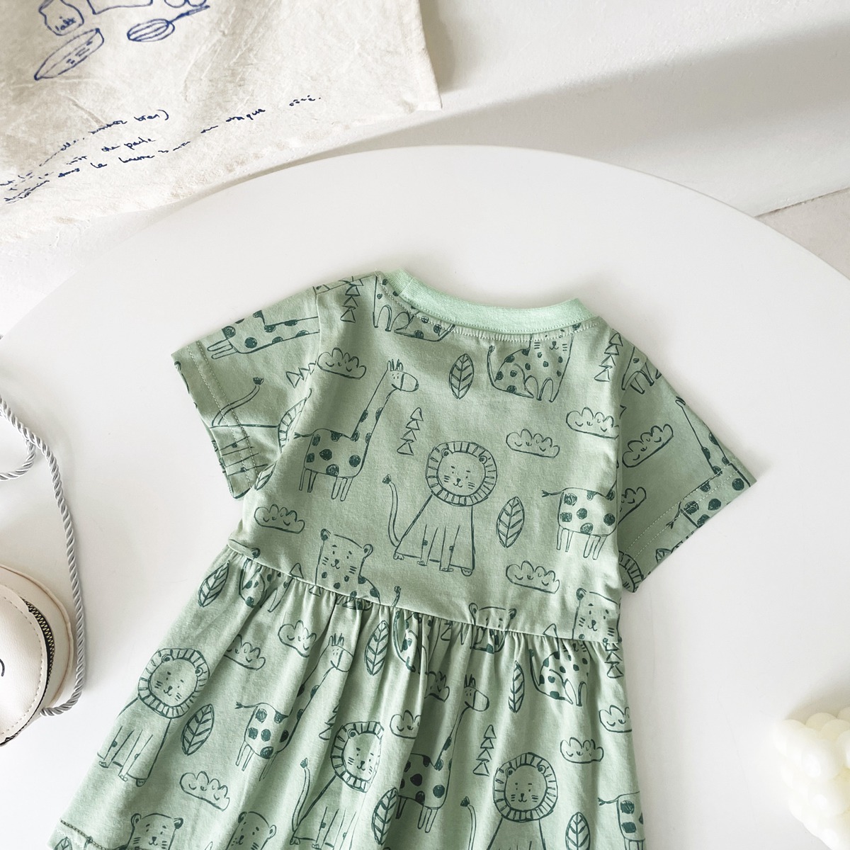 カジュアルで可愛い子供服 女の子用アニマル柄サマードレス ホ - Baby Clothing Knitting Patterns のレビューと価格