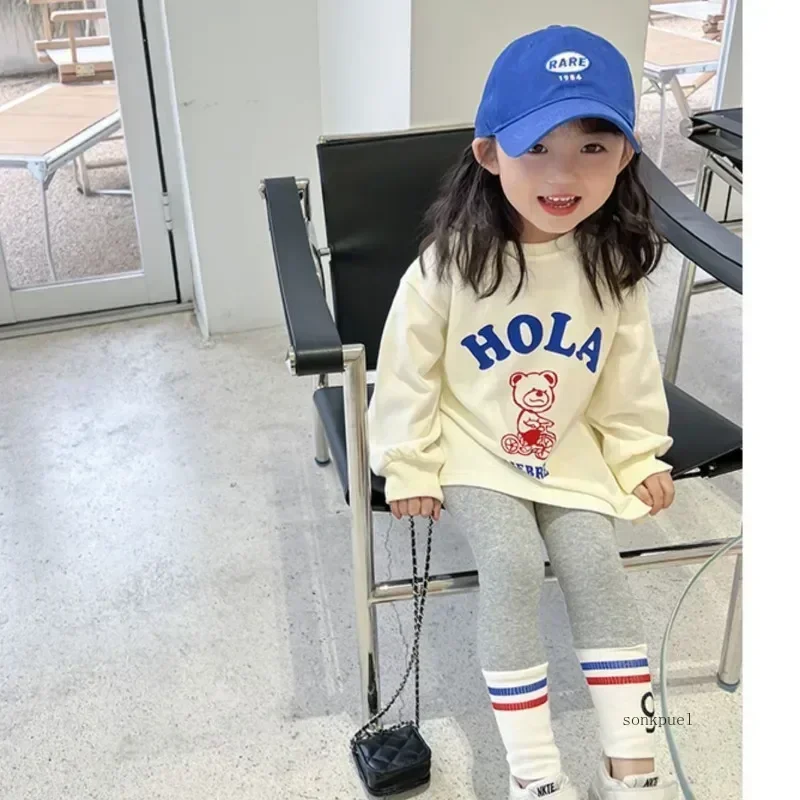 秋の子供のファッショナブルなスポーツセット女の赤ちゃんセータ - Toddler Legging Set のレビューと価格
