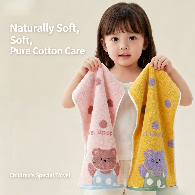 1/3/5 個オールコットン A クラス子供用タオル厚みのあ - Baby Clothing Wash のレビューと価格