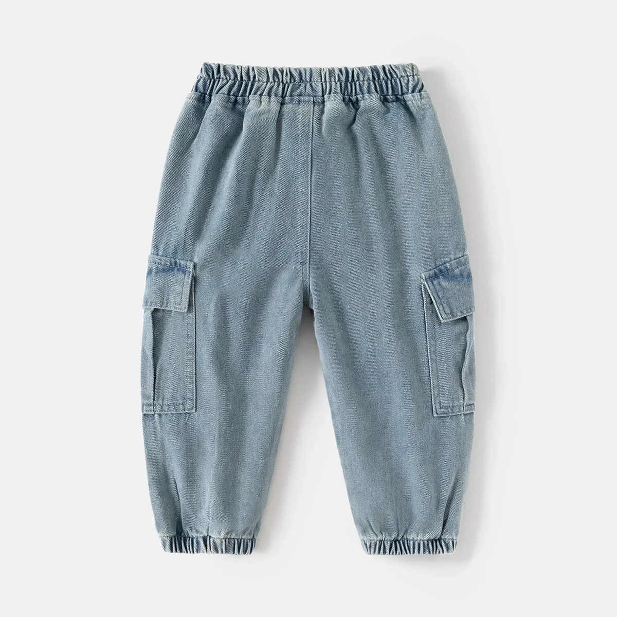 新 2024 キッズ秋のファッションビッグポケット固体ジーン - Baby Clothing Wash のレビューと価格