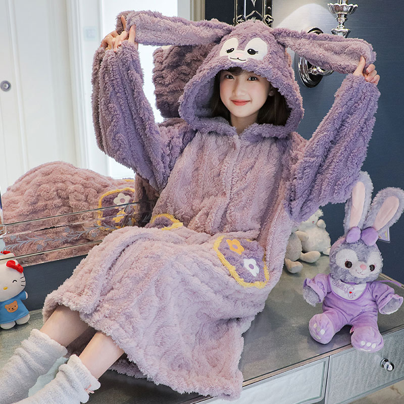 ハローキティ Miniso コーラルフリースネグリジェ子供秋 - Baby Clothing Winter のレビューと価格