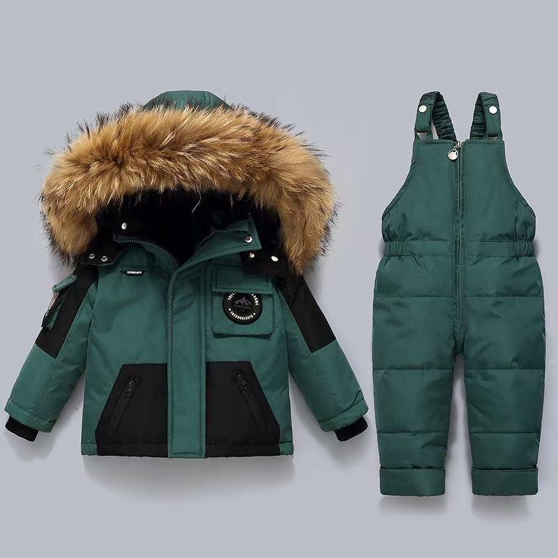 2026 冬子供用ダウンジャケットサーマルセットベビー厚手よ - Baby Clothing Zipper のレビューと価格