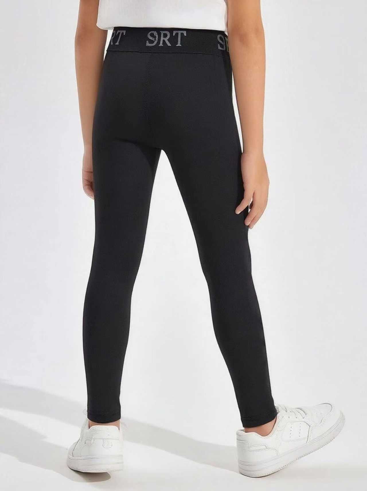 3/1セットの子供用無地伸縮性スリムフィットスポーツレギンス - Toddler Legging Set のレビューと価格