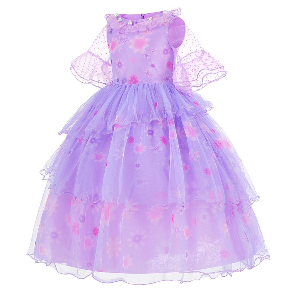 パープルプリンセスコスチュームコスプレドレスイザベラチャーム - Baby Clothing Europe のレビューと価格
