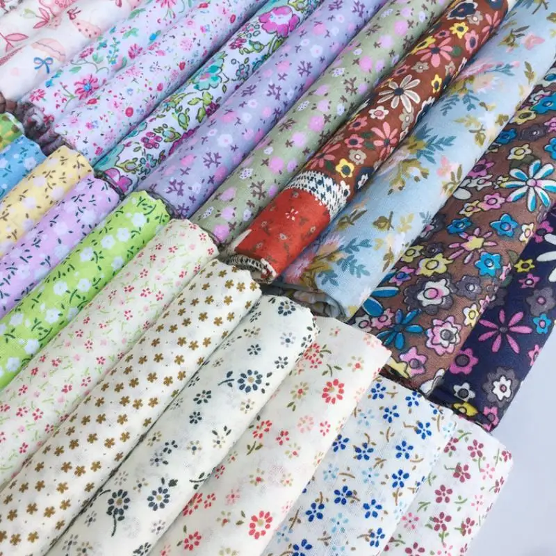 純綿の田舎風花柄プリント生地、ベビー服、ドレス、手作り縫製、 - Baby Clothing Sewing のレビューと価格