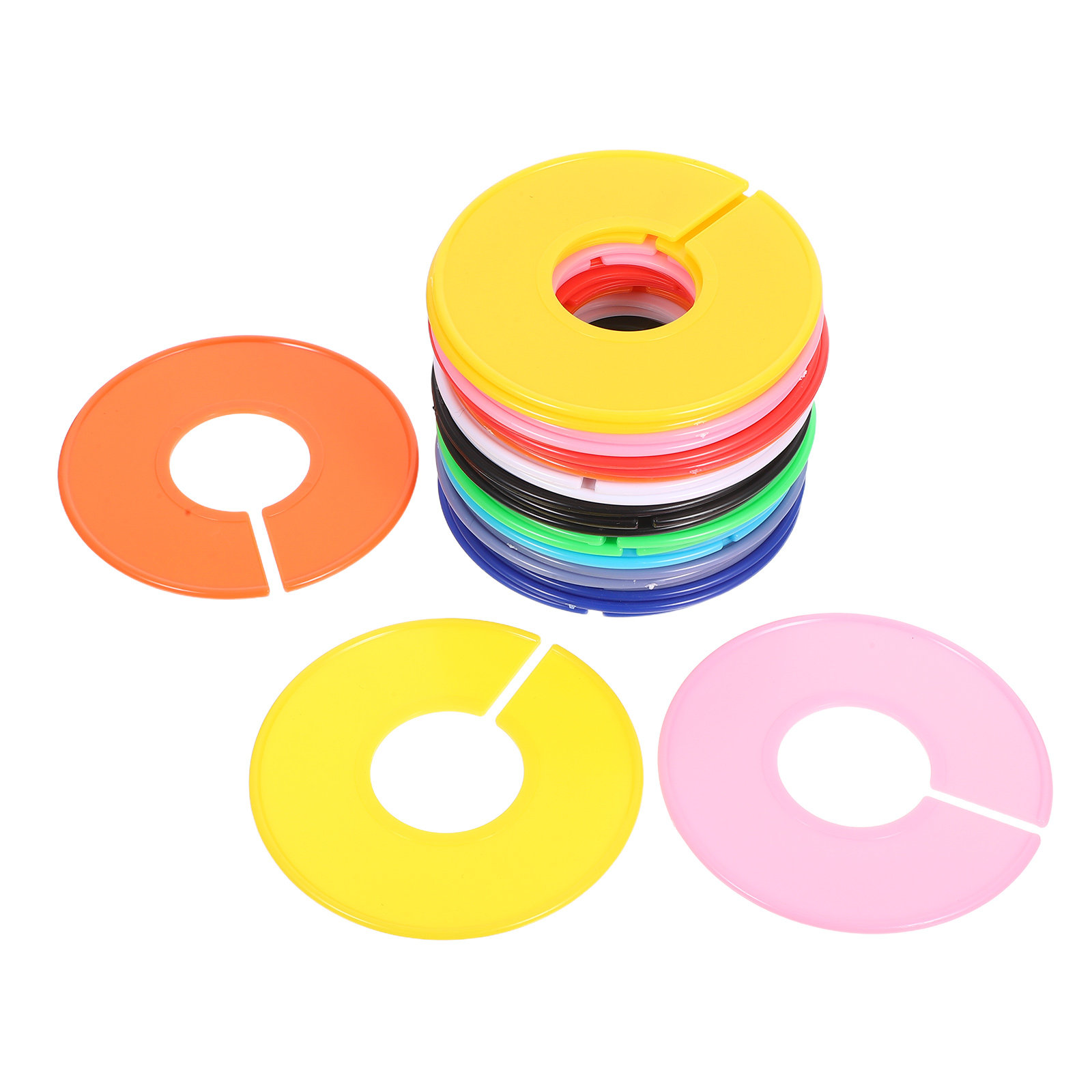 30 個のプラスチック製の丸い衣類ディバイダークローゼットラ - Baby Clothing Hanger Dividers のレビューと価格