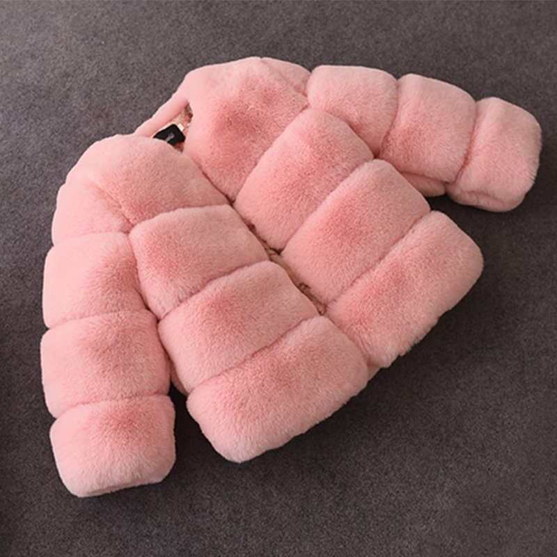 女の赤ちゃんのための合成皮革の冬のコート,子供のための長袖の - Baby Clothing Zipper のレビューと価格