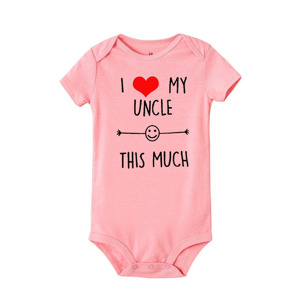 私は叔父を愛していますこのほど新生児ロンパース幼児女の子男の - Baby Clothing Next のレビューと価格