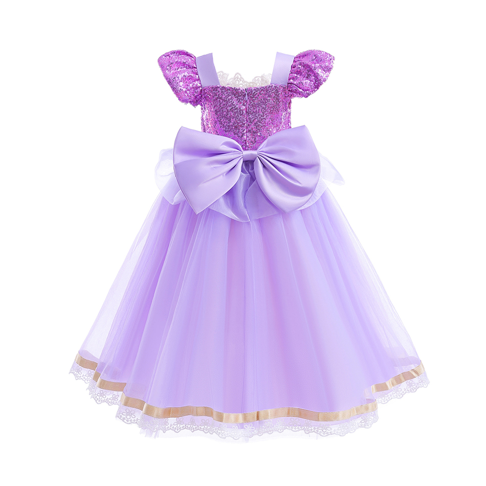 夏ラプンツェルガールプリンセスドレスコスプレもつれたハロウィ - Baby Clothing Europe のレビューと価格