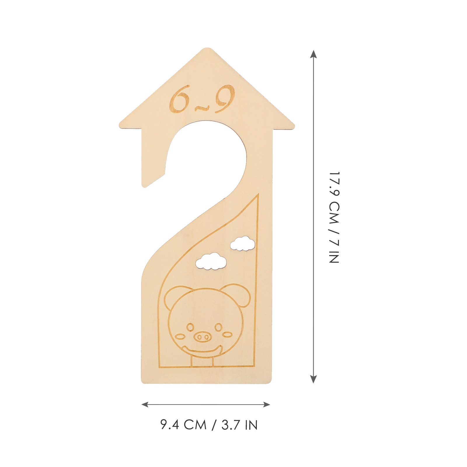 6 個のベビー服ディバイダークローゼットサイズディバイダー木 - Baby Clothing Hanger Dividers のレビューと価格