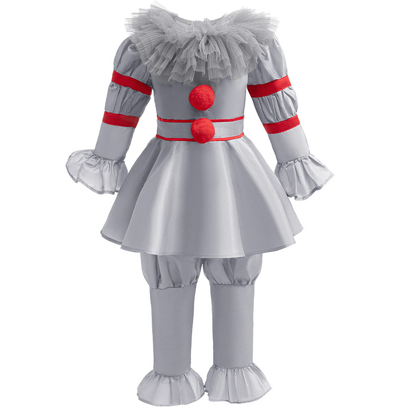 男の子女の子コスプレ怖いピエロハロウィン衣装子供カーニバル子 - Baby Clothing Europe のレビューと価格
