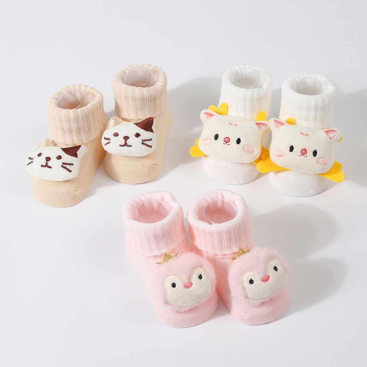 3 ペア/セットベビーソックスガールズボーイズ新生児アクセサ - Baby Clothing Next のレビューと価格