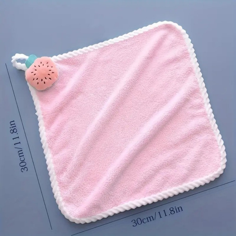 1/4 個漫画子供用ハンドタオルソフト吸収性ドライハンカチキ - Baby Clothing Wash のレビューと価格