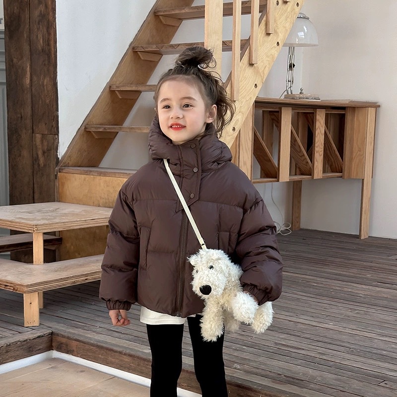 子供暖かい綿コート冬秋男の子女の子パッド入り厚いジャケットベ - Baby Clothing Zipper のレビューと価格