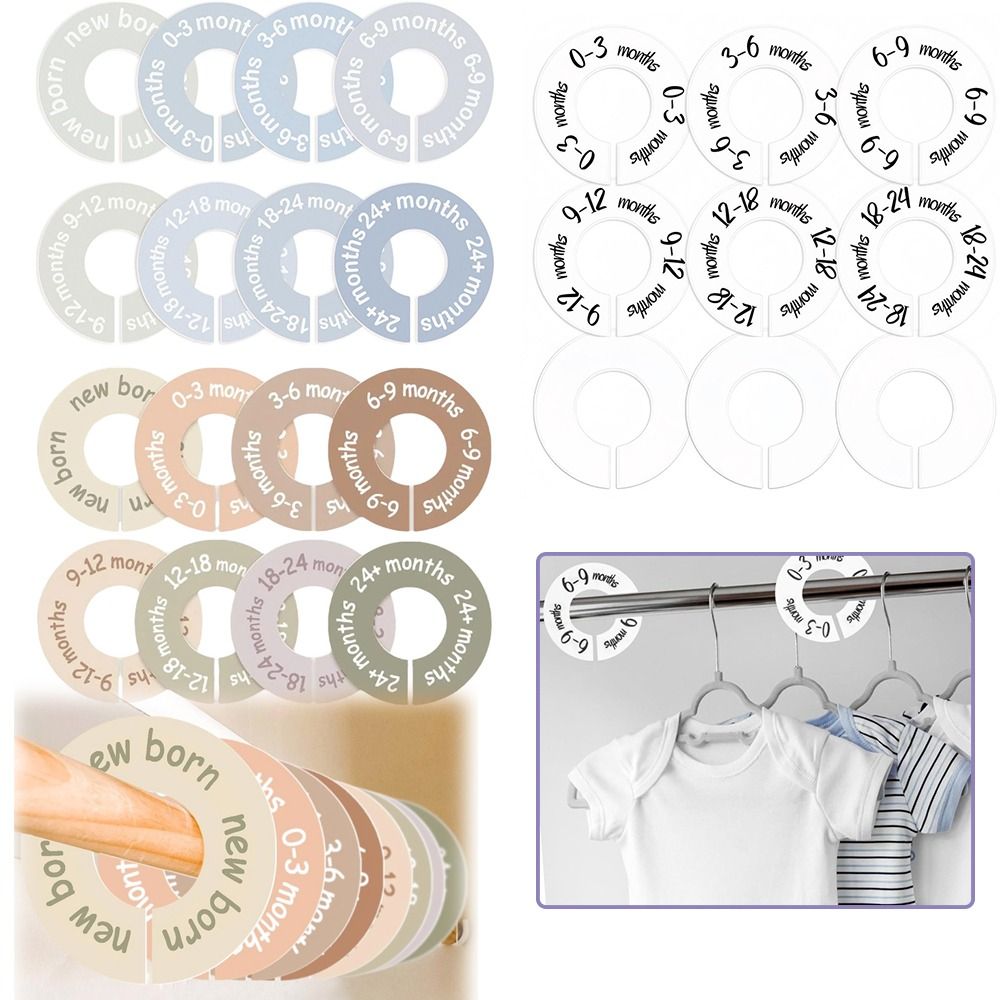 68/9 個整理用ハンガー ベビー服サイズディバイダー DI - Baby Clothing Hanger Dividers のレビューと価格