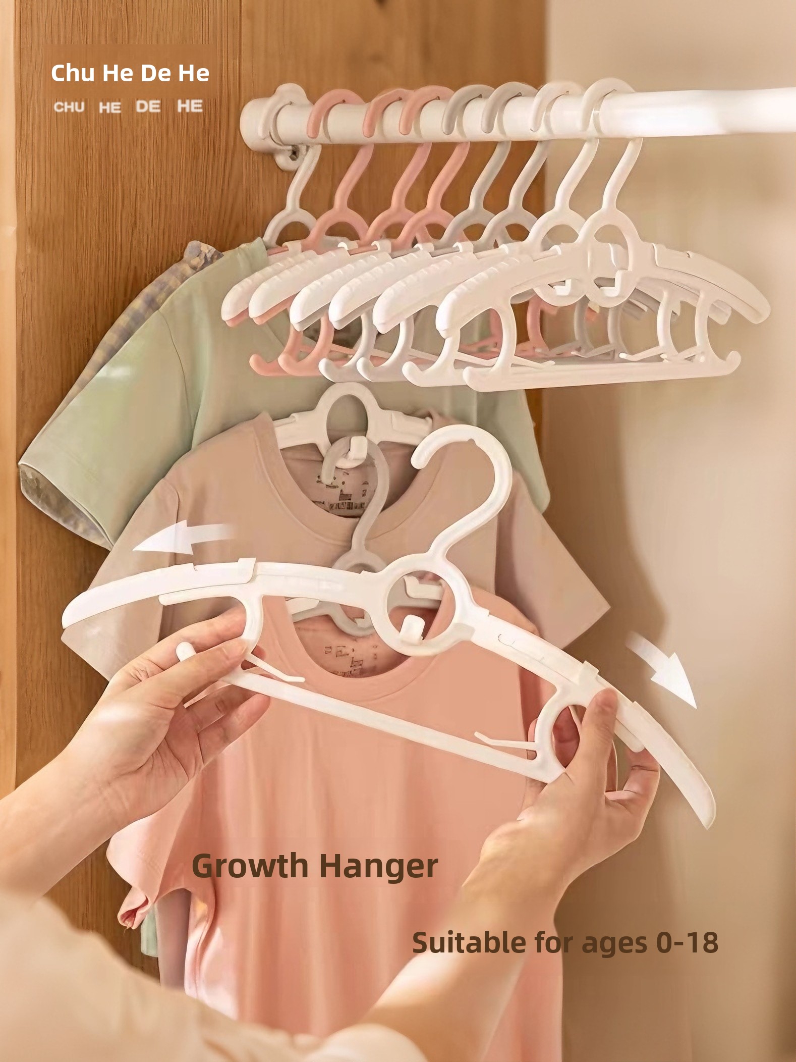 子供用滑り止めハンガー ベビー家庭用伸縮式ベビー服乾燥ラック - Baby Clothing Drying Rack のレビューと価格