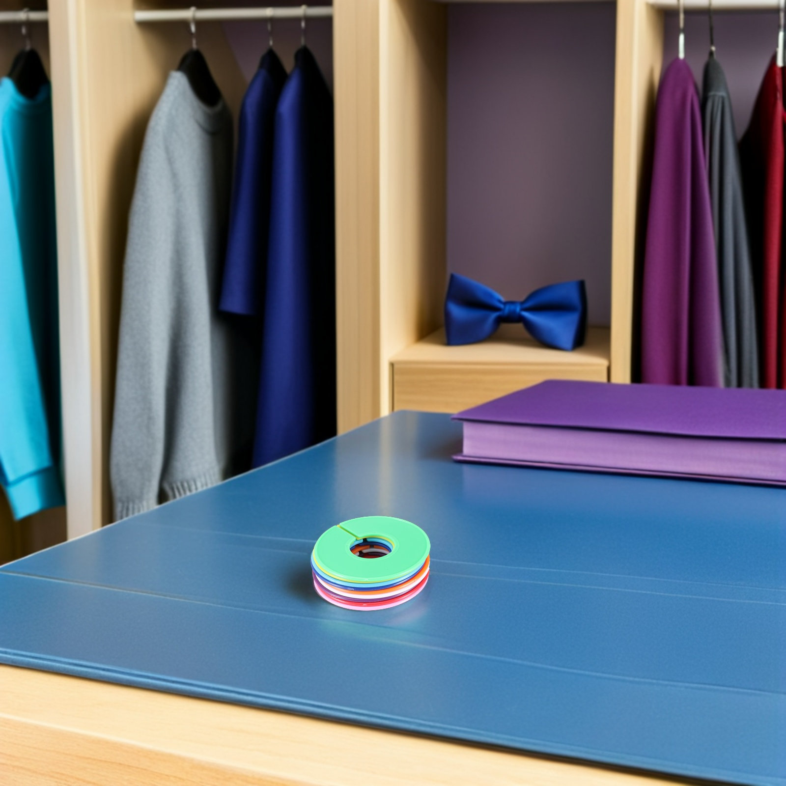 36個入り 衣類サイズリング プラスチック製クローゼットディ - Baby Clothing Hanger Dividers のレビューと価格