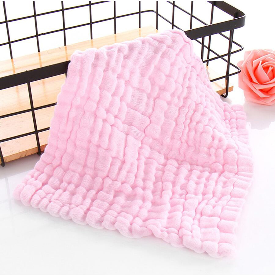 5 個ベビータオルモスリン 6 層綿ソフトベビーフェイスタオ - Baby Clothing Wash のレビューと価格