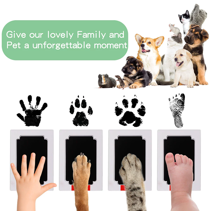 無毒ベビー手形足形インクパッドペット犬猫足跡キット清潔タッチ - Baby Clothing Wash のレビューと価格