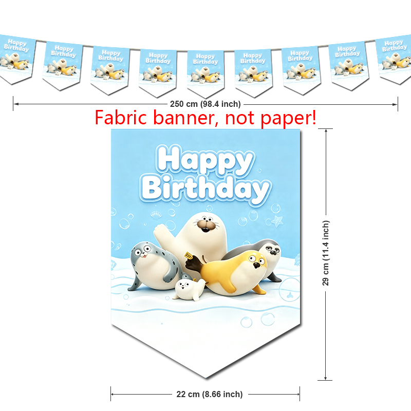 怒ったシロナガスクジラの誕生日パーティーデコレーション、動物 - Baby Clothing Event のレビューと価格