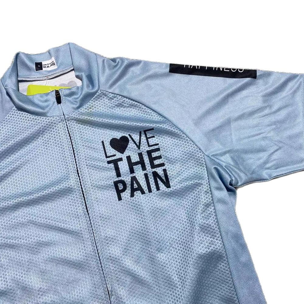 Love The Pain メンズ サイクリング ジャージ  - Baby Clothing Zipper のレビューと価格