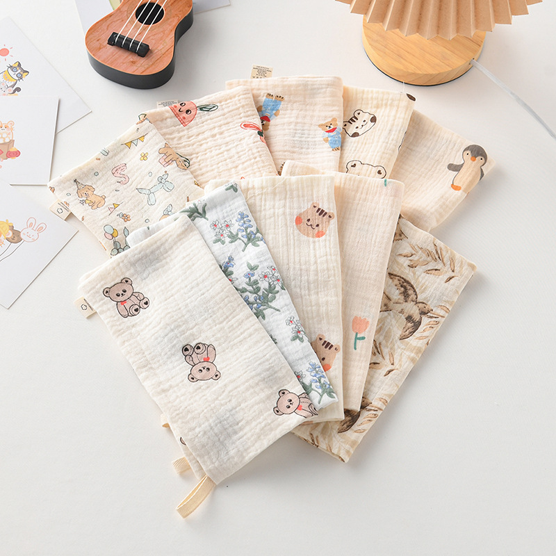5 個ソフト吸収性ガーゼ綿ベビータオルワイプフェイスクロスタ - Baby Clothing Wash のレビューと価格