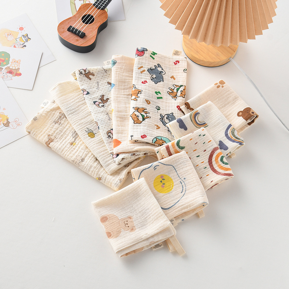 5 個ソフト吸収性ガーゼ綿ベビータオルワイプフェイスクロスタ - Baby Clothing Wash のレビューと価格