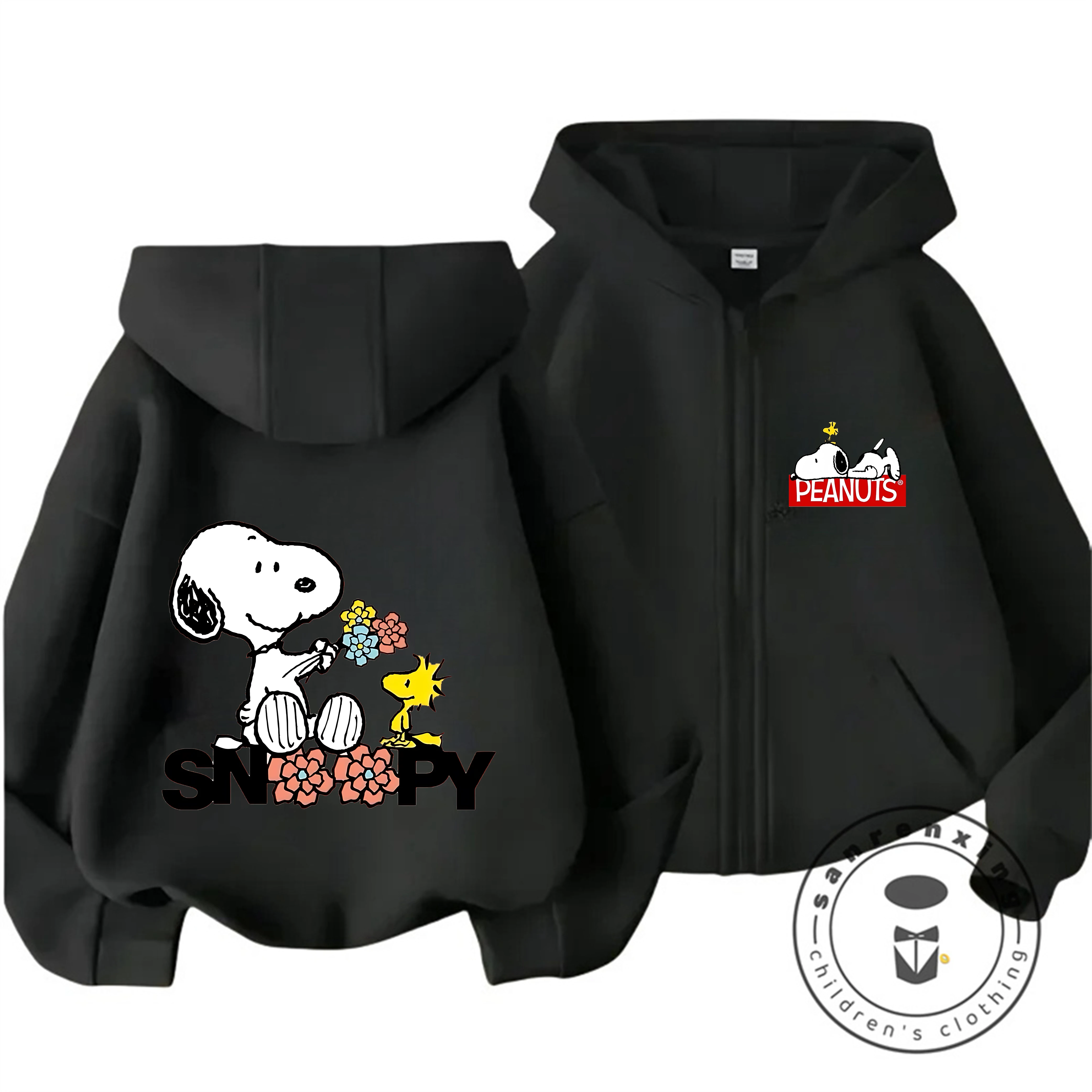 かわいい漫画ジッパーパーカー秋冬トレンディファッションストリ - Baby Clothing Zipper のレビューと価格