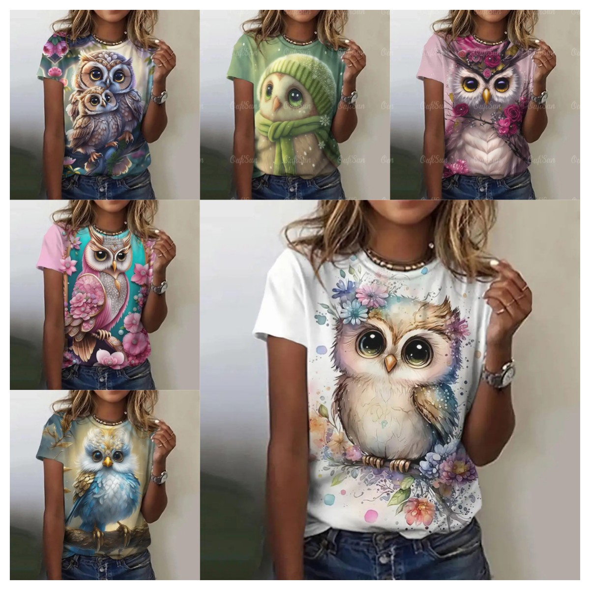 2〜14歳の子供向けの動物柄プリントTシャツ,半袖,ラウンド - Baby Clothing Knitting Patterns のレビューと価格