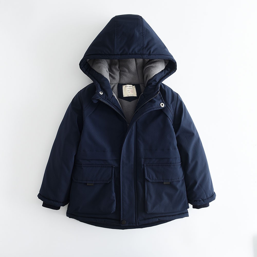 男の子用冬用綿ジャケット 2025年新作 子供用冬用クリップ - Baby Clothing Zipper のレビューと価格