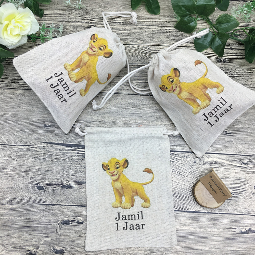 ライオンの誕生日プレゼント用のパーソナライズされたバッグ,赤 - Baby Clothing Event のレビューと価格
