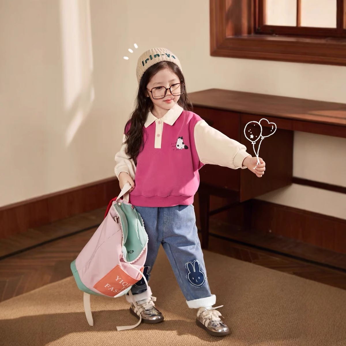 クリーム色のホームウェア、ベビーポロカラーフーディー、レディ - Baby Clothing Winter のレビューと価格